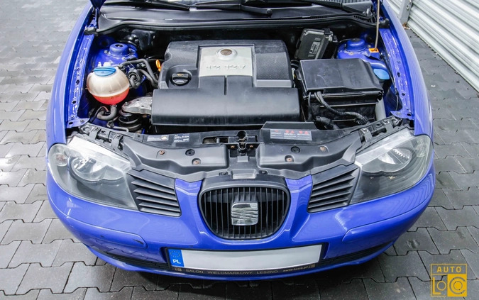 Seat Ibiza cena 4999 przebieg: 185000, rok produkcji 2004 z Przecław małe 191